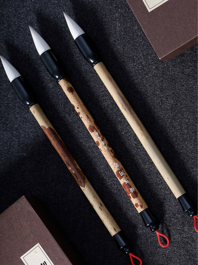 Cinese Capelli Multipla Pennelli Prer Calligrafia Studente Grande sceneggiatura di Regolare Pratica di Calligrafia Pennello Penna Huzhou Spazzole Tinta Cina