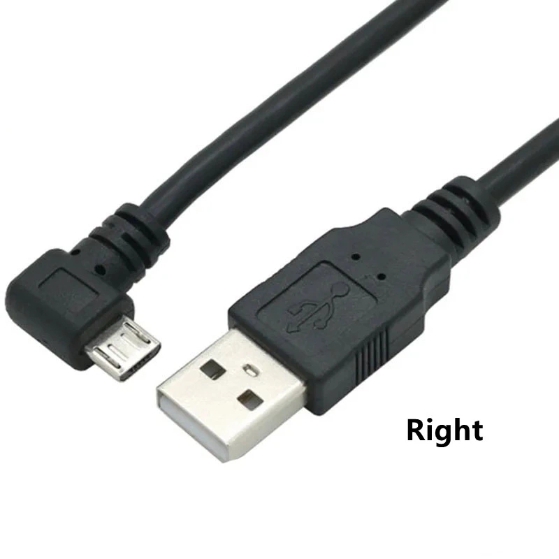 Up & Down & Left & Right Angled 90 Degree USB Micro USB Male to USB male Data Charge connector Cable 25cm 50cm for Tablet 5ft 1m: Orange / 0.6m