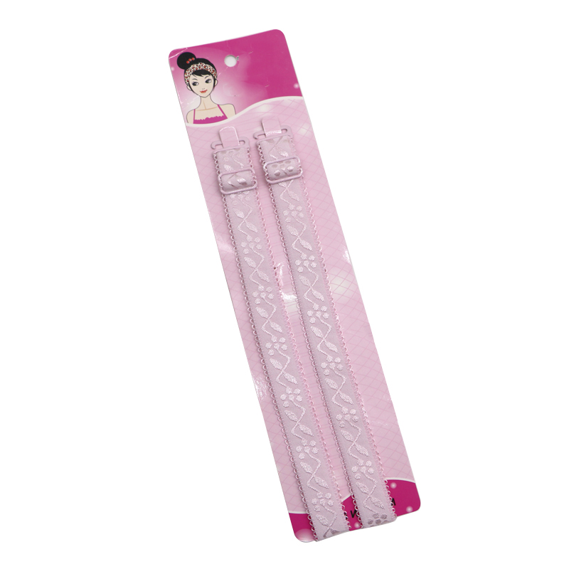 3 Paar Vrouwen Bh-bandjes Riem Vervanging Jacquard Bloemen Intieme Ondergoed Vrouwen Verstelbare Brasserie Schouderriem Lingerie: pink