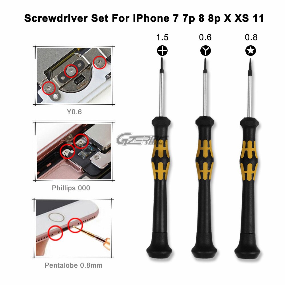 Gzerma Draagbare Reparatie Gereedschap Kit Voor Mobiele Telefoon Thuis Elektronica Computer Horloge Reparatie Precisie Schroevendraaier Set Met Reparatie Mat
