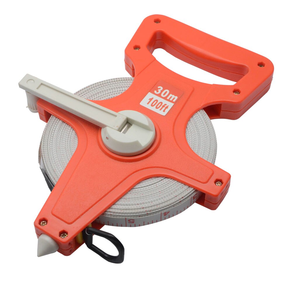1pc Foot Fiberglass Measuring Tape Measure Reel — Landscaping Building Surveying