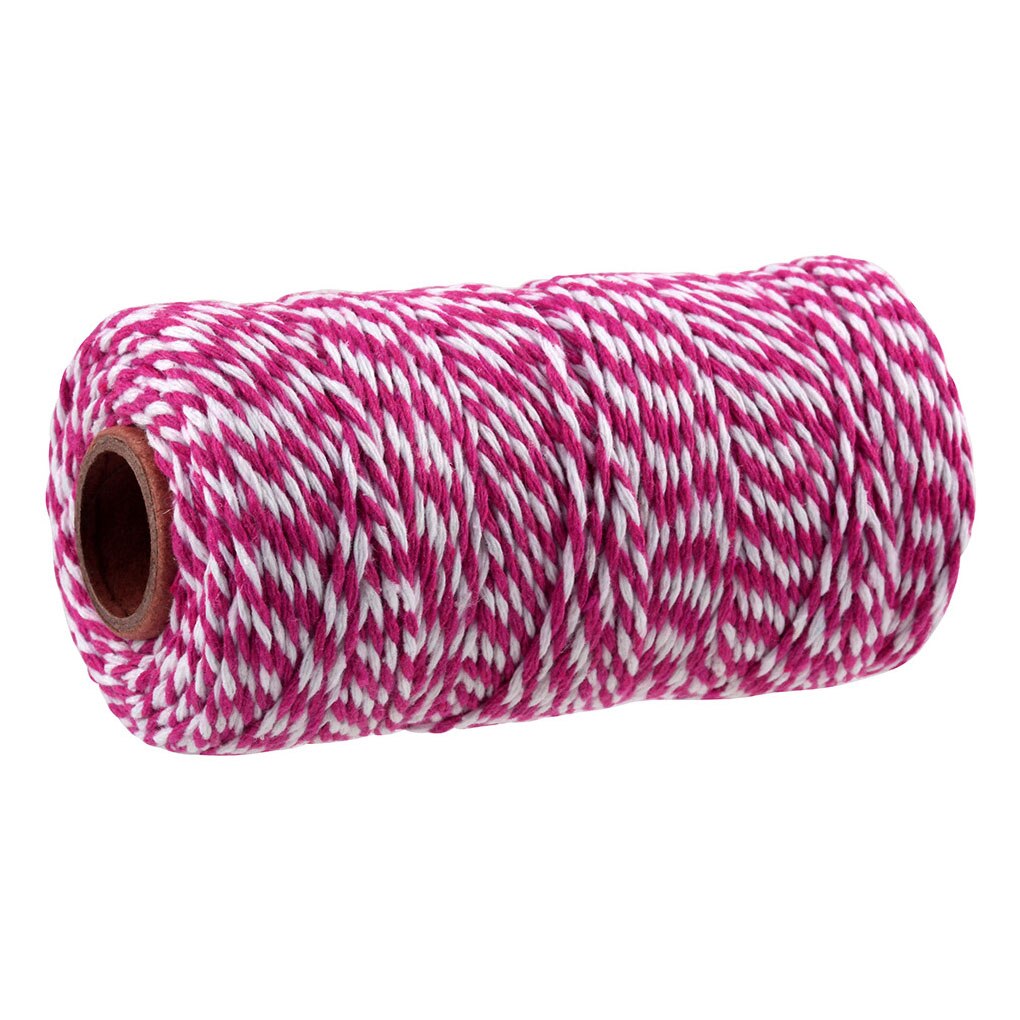 100 mètre 2mm coton boulangers ficelle ficelle coton cordons corde pour décor à la maison à la main noël emballage artisanat bricolage emballage: 05