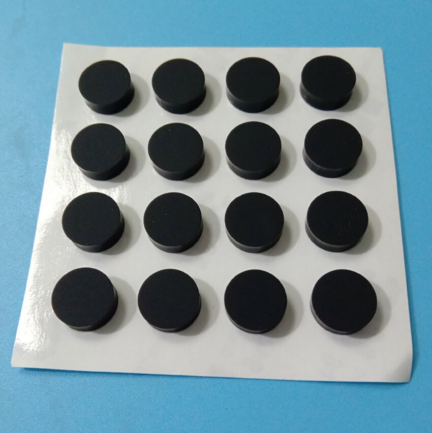 10Stck Φ 4,5-20mm Selbst Klebe Runde Silikon Gummi Füße Pad Möbel Schrank Tür Dämpfer Stoßstangen Anti-kollision Anti-Unterhose