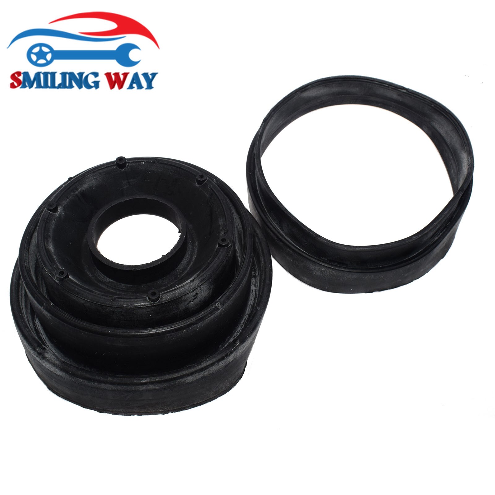 Främre bakre luftfjädringspåse stötdämpare reparationssats för dammskydd för land rover lr3 lr4 range rover sport discovery 3 4 rpm 500200