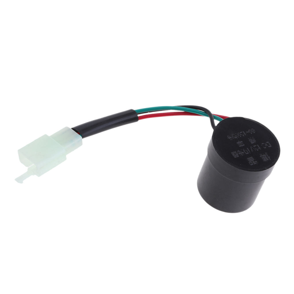 12V Universal Round Motorcycle Turn Signal Indicator Beeper Flasher