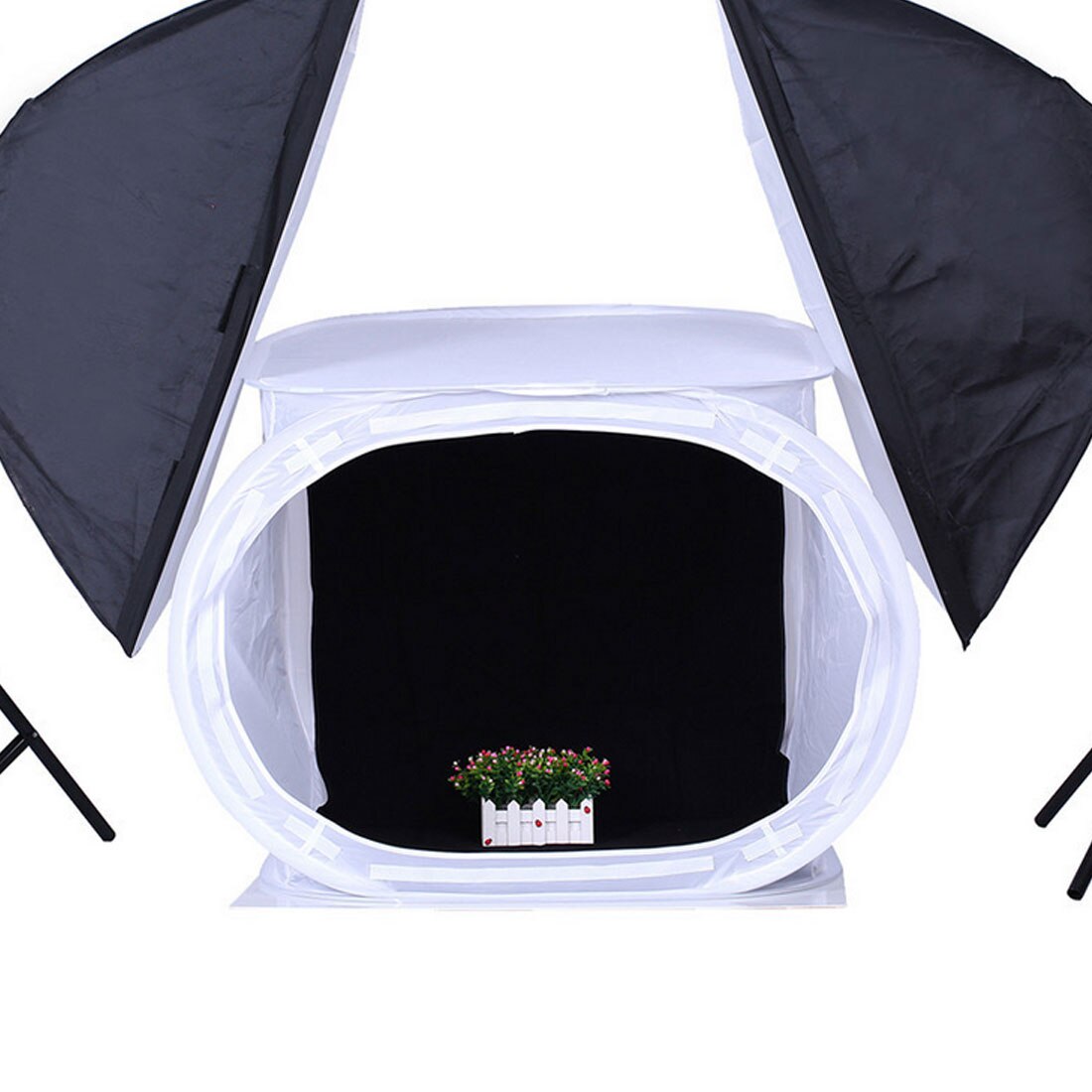 HONGDAK Photo Studio soft box Shooting Tent Softbox Cube Box ,60 x 60cm/photo light tent+portable bag+ 4 Backdrops