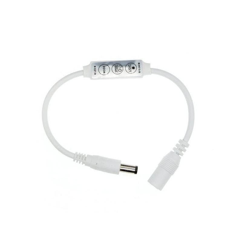 1pc Single Color LED Controller With Led Remote Dimmer Strip V Single LED DC12-24 Color P3N8