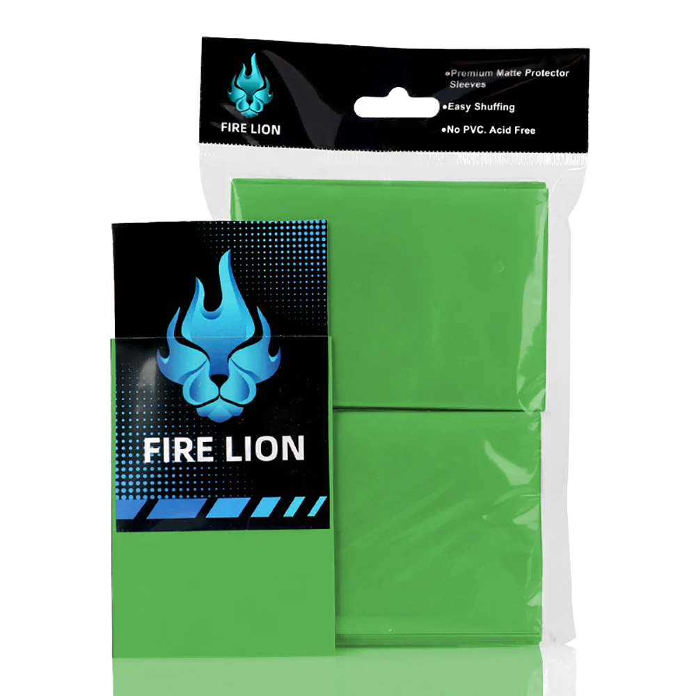 62x89mm 100PCS/Set Solid Matte Trading Card Sleeves Top Loading Japanese Size Card Protector for YGO: nine