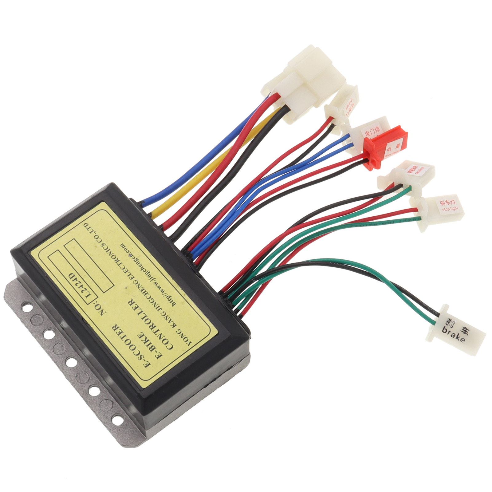 24V 250W Motor Borstel Controller Voor Ev Elektrische Fiets Scooter E-Bike