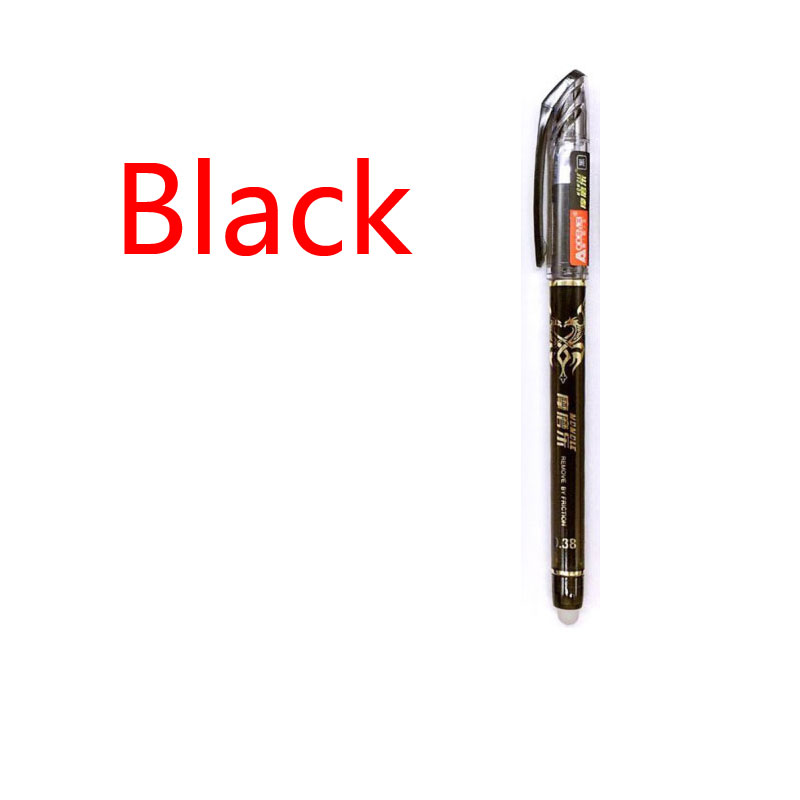 Gel Pens Set Black/Red/Blue Ink Ballpoint Gel Pen for Writing 0.5mm Refills Office Accessories School Supplies Stationery: Light Red