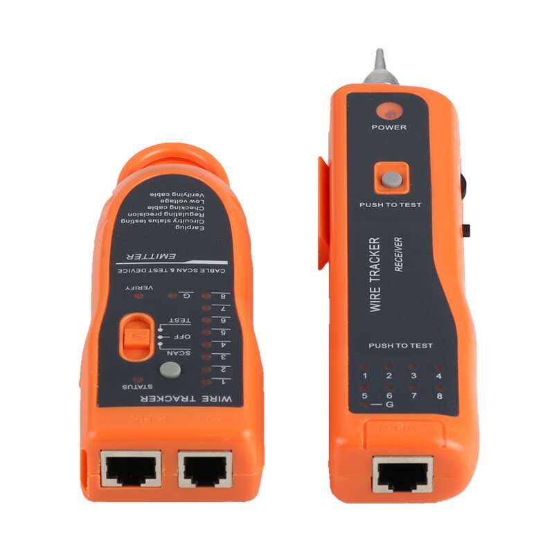 LAN Network Cable Tester Cat5 Cat6 RJ45 UTP STP Detector Line Finder Telephone Wire Tracker Diagnose Tone Tool Kit