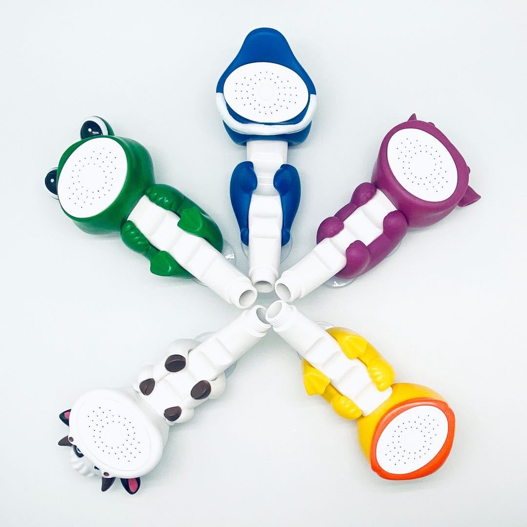 Pressurized Single Head Single Head Rainfall Cute Cartoon Handheld Shower Head Bathroom Accessories