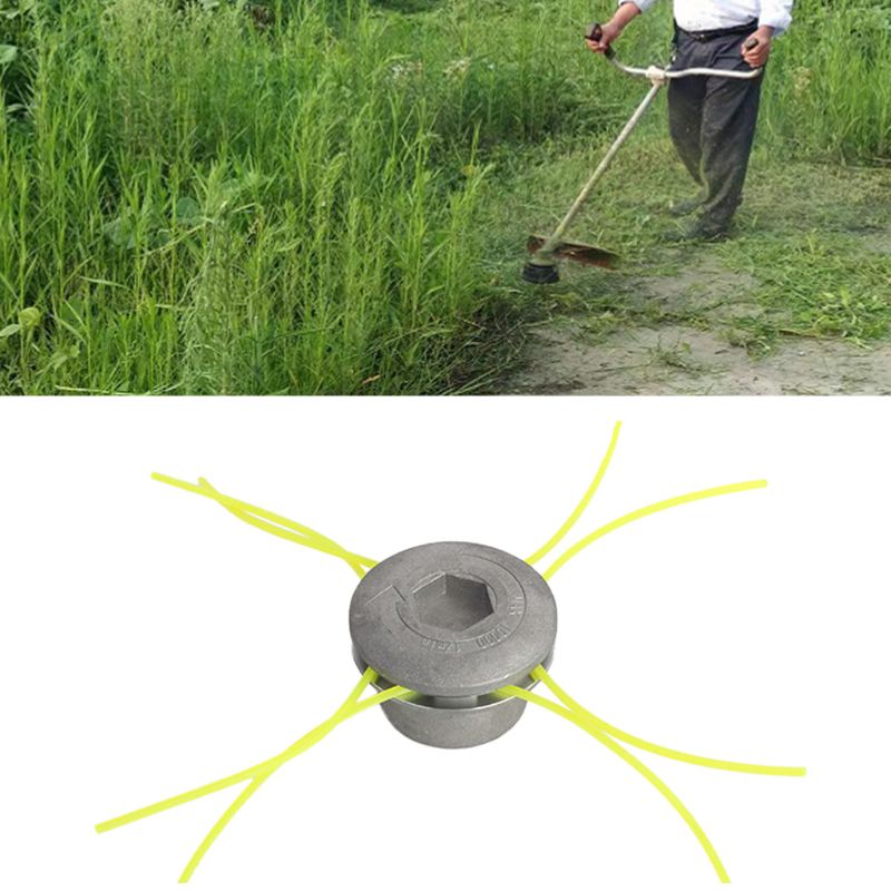 Simple aluminium rond pilier ligne chaîne scie brosse coupe gazon tête tondeuse à gazon coupe tête fil ligne chaîne scie maison