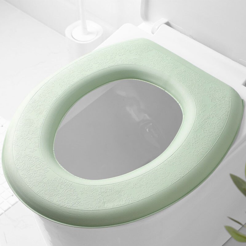 Winter Toilet Seat Cover Warm Waterproof O-shape Pad Closestool Mat Foam Soft Household Toilet Seat Cushion Bathroom Accessories: 4