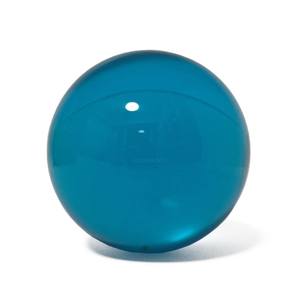 75mm blå akryl kontakt jonglerende bolde 7.5cm 2.95 tommer aqua magisk legetøj fengshui skyde rekvisitter dekoration landskabspleje: Blå