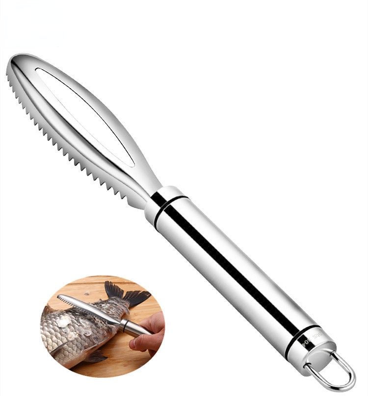 Grattoir à écailles de poisson en acier inoxydable, râpes à gratter, élimination rapide du poisson, nettoyage, éplucheur, pincettes à os, gadget