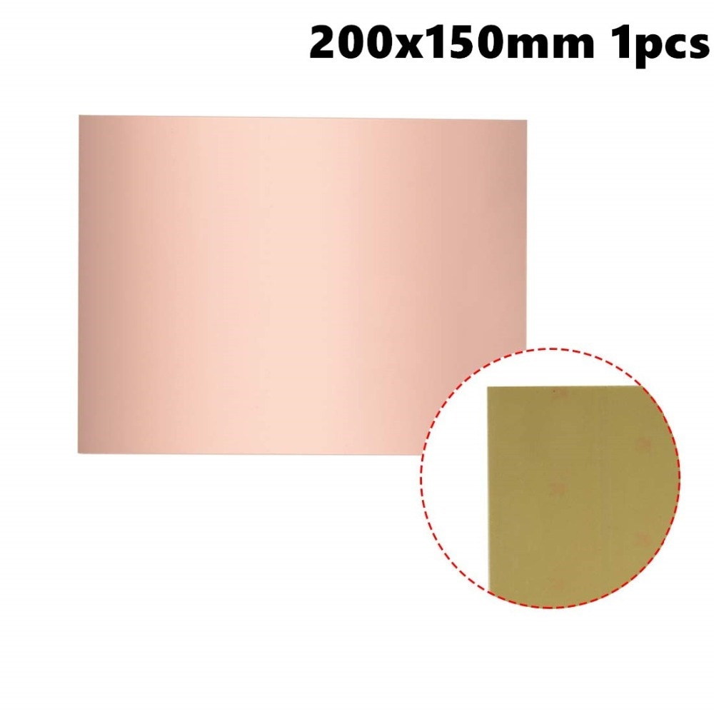 1 PCS 200x150mm Single-Sided Copper Clad Laminate PCB Circuit Board FR4 1.5mm Thickness DIY Prototyping PCB Board