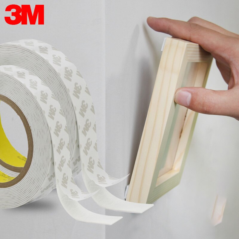 3M foam double-sided tape fixed wall photo frame white wall glue office advertising waterproof car with double-sided glue