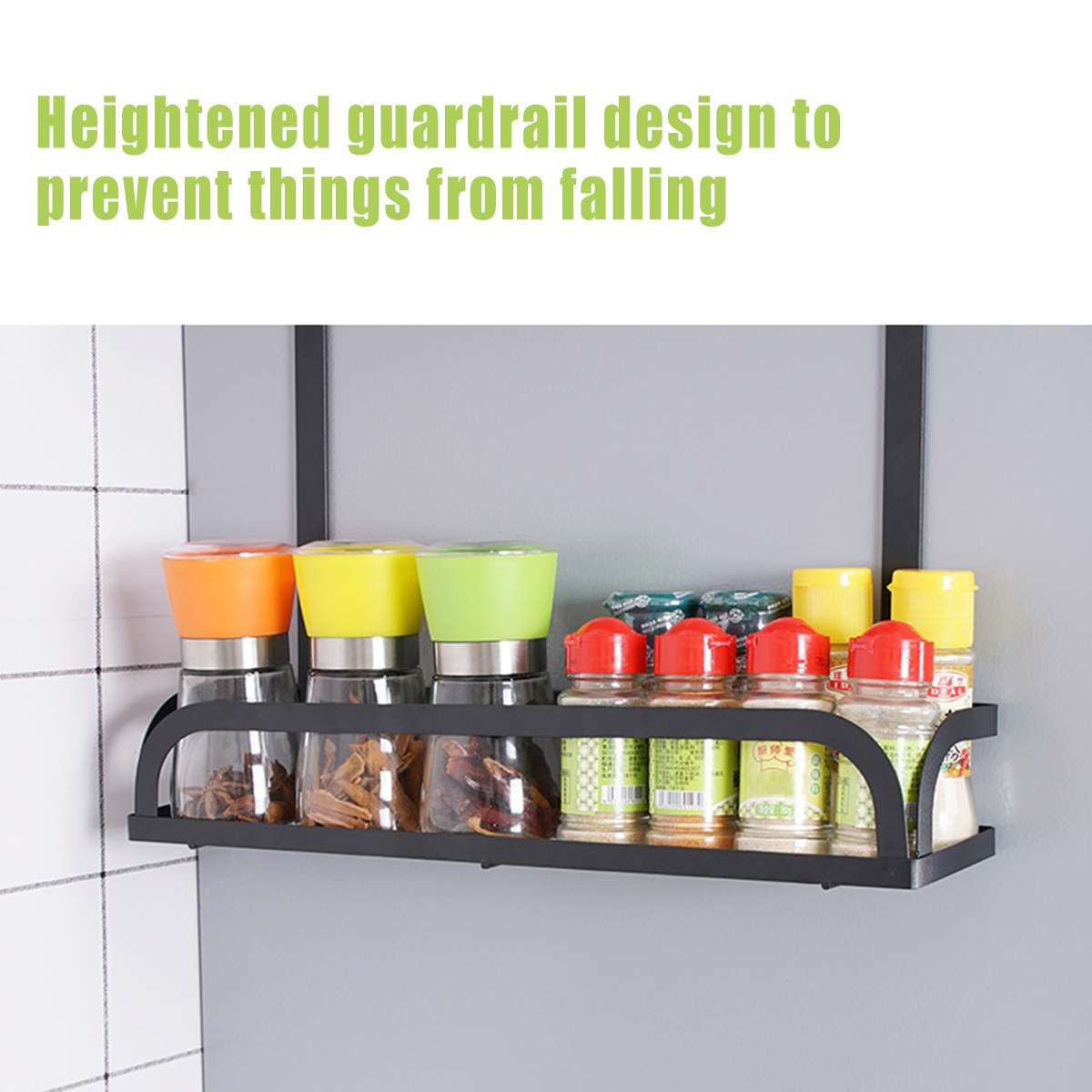 Adsorption Refrigerator Side Rack Wall-mounted Multi-function Storage Holder Kitchen Paper Towel Shelf Rack Organizer