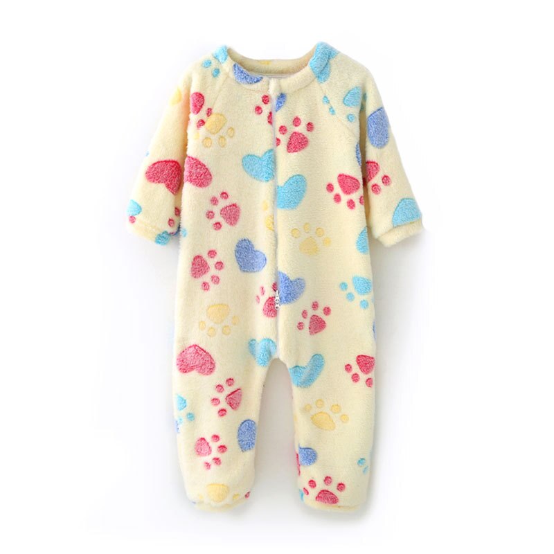 Art Pyjama schlafsack Neugeborenen Jungen Mädchen Klettern Kleidung kigurumi für freundlicher bademantel Kind Pyjama für mädchen nachtwäsche: Gelb / 12M