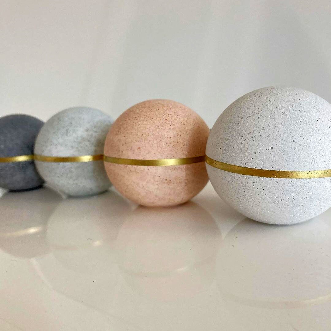 Moules à béton à boule de Silicone, moule de décoration en béton de ciment, moules à béton en forme de planète, moule à bougie sphérique en béton