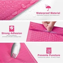 100pcs Pink Bubble Mailer Bubble Padded Mailing Envelopes Mailer Poly for Packaging Self Seal Bag Bubble Padding