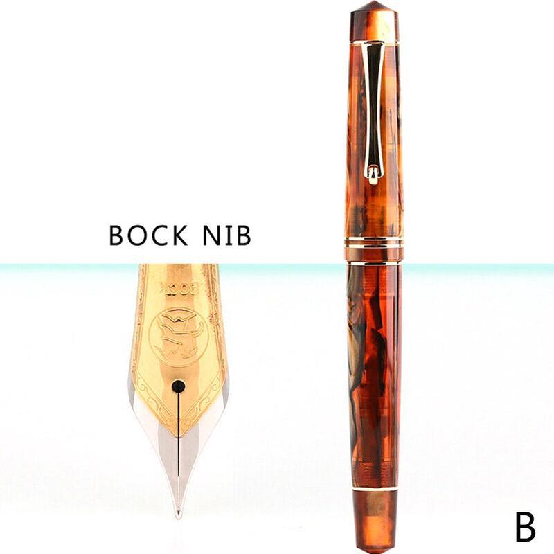 M800 MoonMan F pointe résine stylo plume Bock Nib / Moonman belle plume stylo 1 écriture Pc N2B8: B(BOCK Nib)