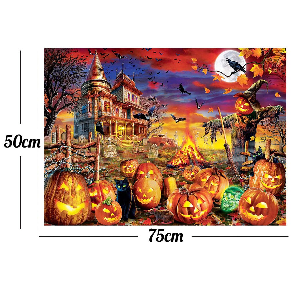 Halloween 1000 Piece Jigsa w Puzzle Challenge Yourself puzzle 1000 pieces educational toys jigsaw puzzles 1000 piece