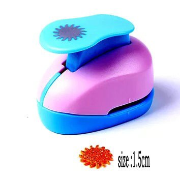 1.3cm-5.0cm sun shape Handmade Crafts Scrapbooking Tool Paper Punch DIY Card Punches Embossing device Stamping punches sun: 5.99