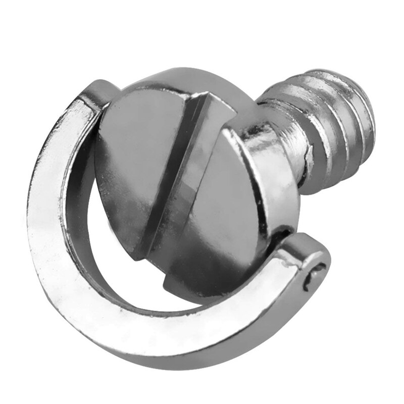 5 Pack 1/4 pollici vite di montaggio a piastra a sgancio rapido d-ring D albero QR vite adattatore supporto per DSLR fotocamera treppiede monopiede QR Plate