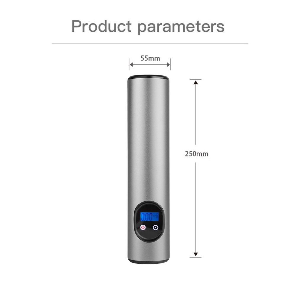 Classic 12V 150PSI Handheld Tire Inflator Air Compressor Tyre Pump for Car Bike Ball Car Automobile Supplies Accessaries