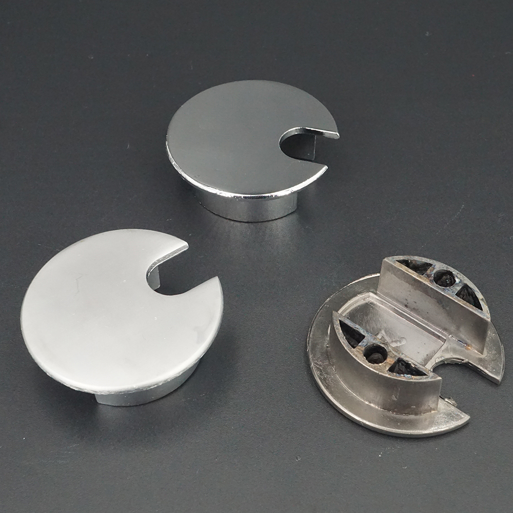 35mm Zinc Alloy Wire Hole Cover Outlet Port Table Computer PC Desk Round Cable Grommet Line Holder