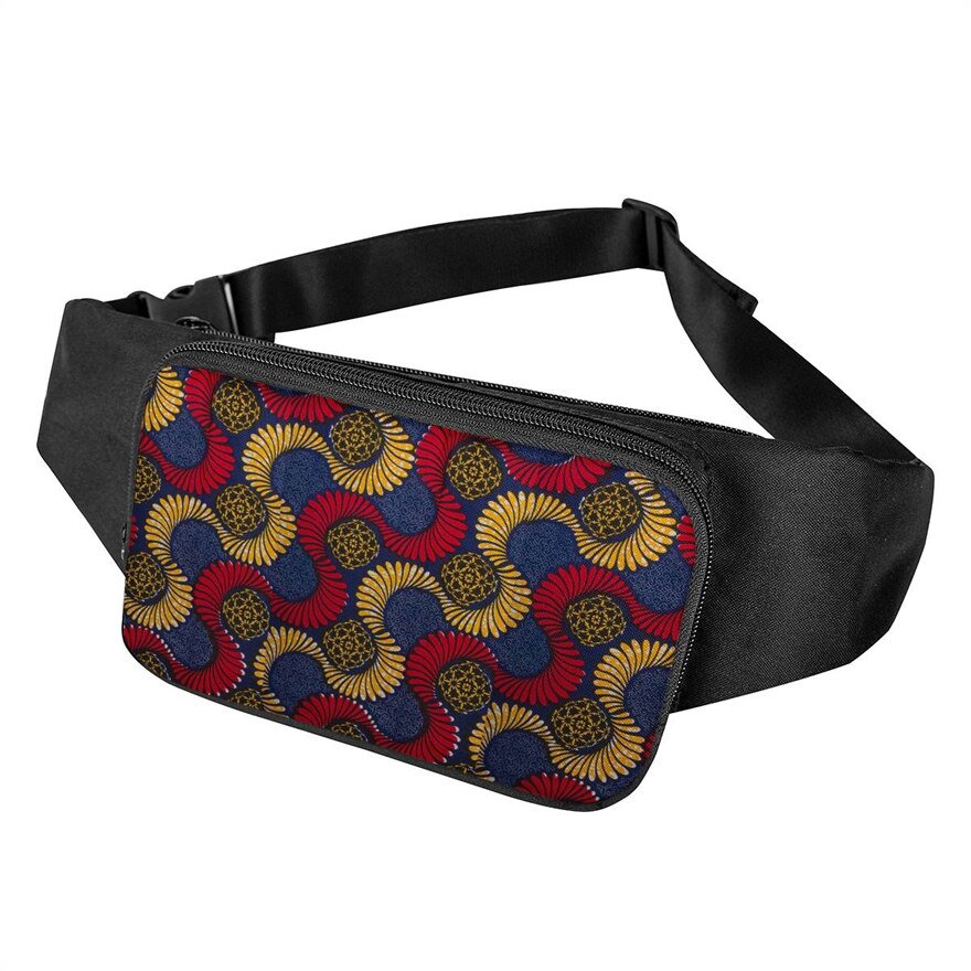 Forudesigns styl Ankara afrykański Dashiki Design Lady piterek moda podróż pieniądze telefon skrzynia bananowa torba dla kobiet torba Wasit