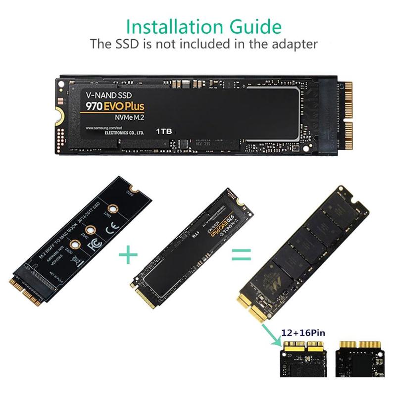 M.2 Nvm-Express Ssd Connector Card Voor Apple Ssd Adapter Voor Macbook Air