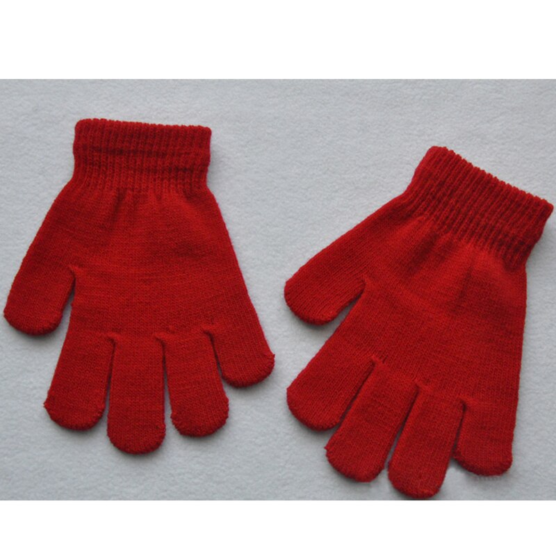 15 cm Neue Winter Warme Handschuhe Baby freundlicher Junge Mädchen Wärmer Fäustlinge Finger Handschuhe Verdicken Gestrickte Handschuhe Junge Mädchen Solide handschuhe XL669