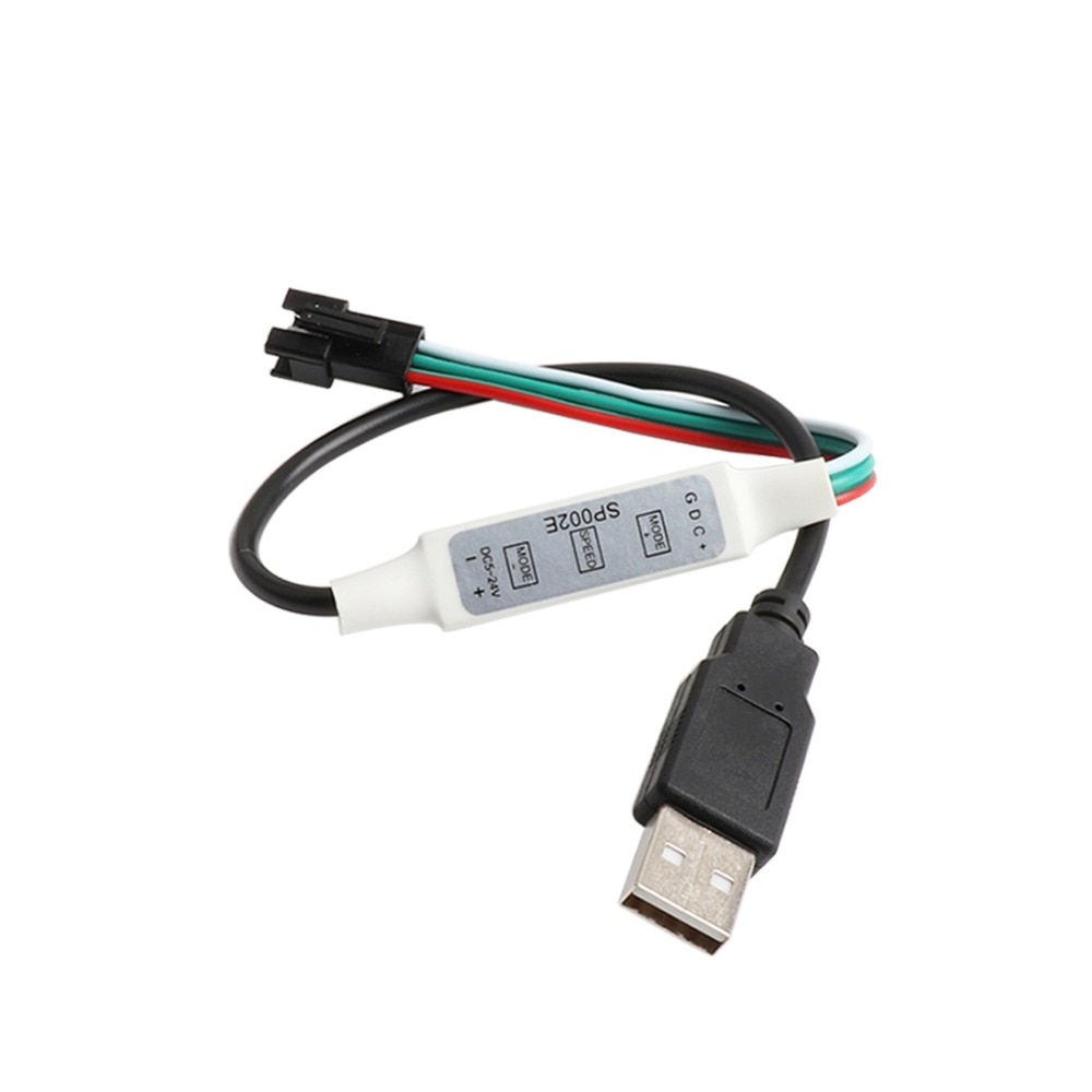 5V USB RGB Controller 3 Key Button SP002E Mini Dimmer WS2812B WS2812 Controle 5050 RGB Kleurrijke LED Pixel Strip module JQ