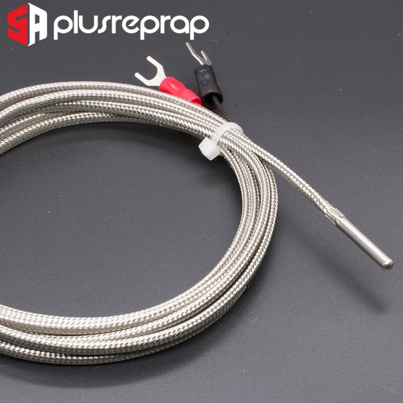 Sensores de termopar tipo K para impresora 3D, piezas de temperatura de cabezal de impresión de extrusión, 3x10mm o 3x15mm