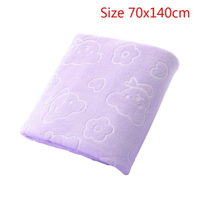Hoge Absorberende Gezicht Handdoek Strandlaken Voor Volwassenen Quick Dry Zachte Dikke Katoen Effen Badhanddoek: C-purple