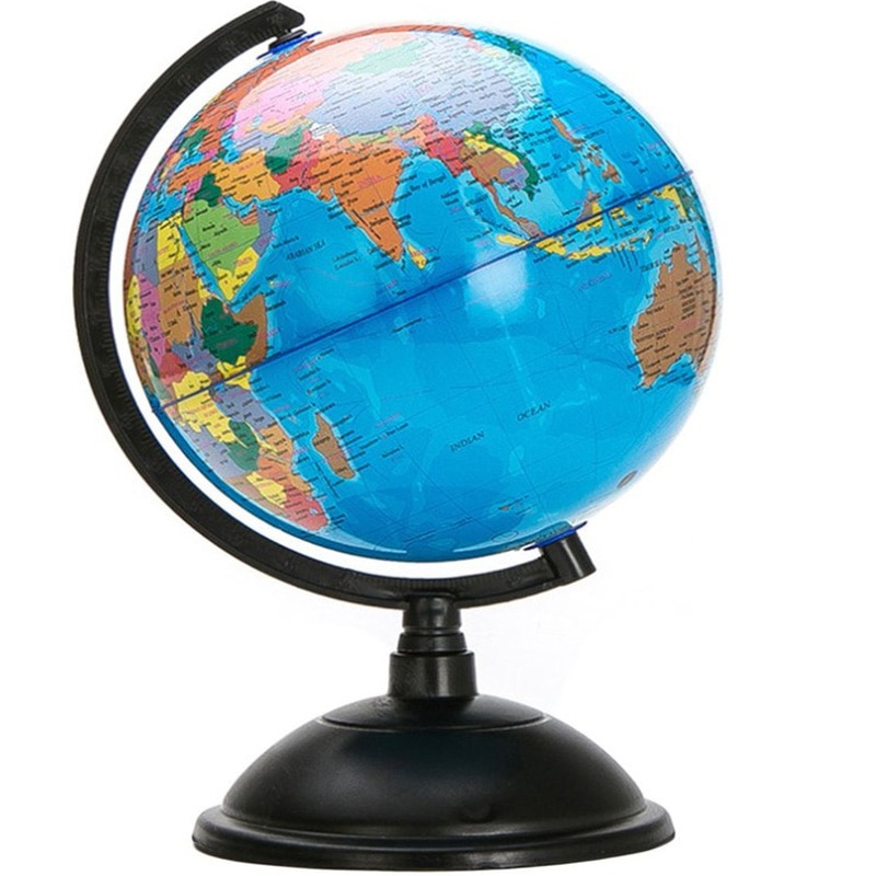 World Globe Map 20CM Geography Educational Tool With Swivel Stand Enhance Knowledge Of Earth And Geography Tools