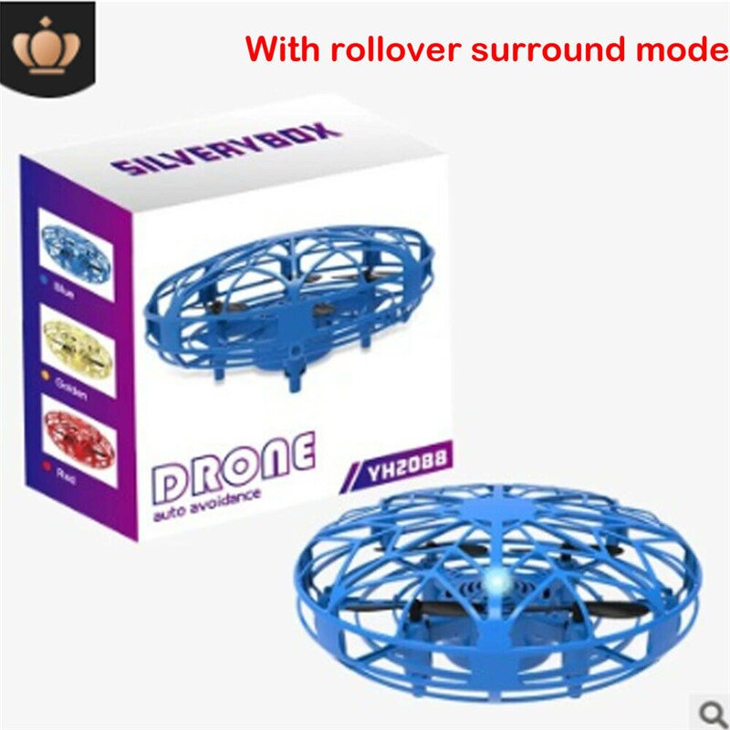 Mini Drone Quad Inductie Levitatie UFO LED Light USB Opladen Kinderen Speelgoed voor Jongens Meisjes Volwassen