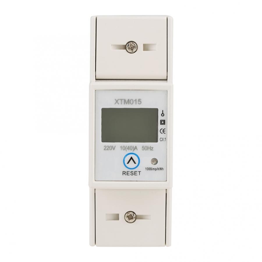 XTM015 Electric Meters kwh Meters Digital LCD 10 (40)A 220V Electric Meter,Small Volume Direct Accurate Advanced