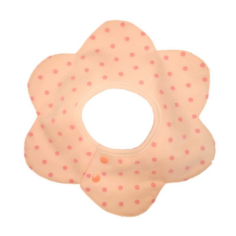 Slabbers Katoen Bloem Ster Babador Vier Layer Waterdichte Kwijl Handdoek Bib Swivel Snap Achthoekige Circulaire Rijst Zak: 6