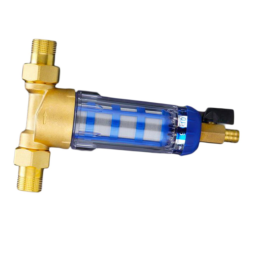 Water Pre Filter Brass Purifier Whole House Water Pre-filter System (1/2inch &3/4inch to Choose)