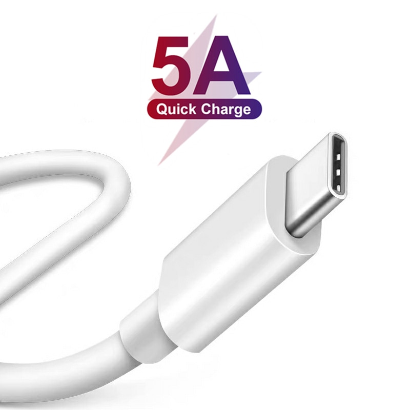 Voor realme  v5 c15 6i c11 c3i x3 6s 6 c3 c2s x3 x2 q xt  x50 pro usb type c snellaadkabel 5a/3a 60w qc4.0 1.5m oplaadsnoer