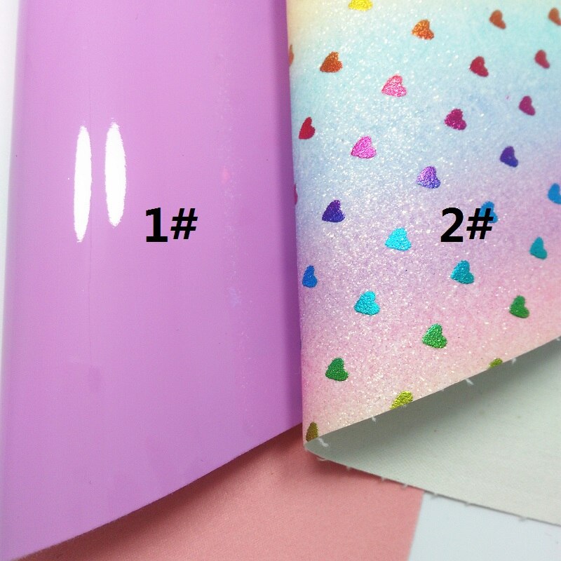 PINK Glitter Fabric, Crocodile Faux Leather Fabric, Synthetic Leather Fabric Sheets For Bows A4 8"x11" Twinkling Ming XM200