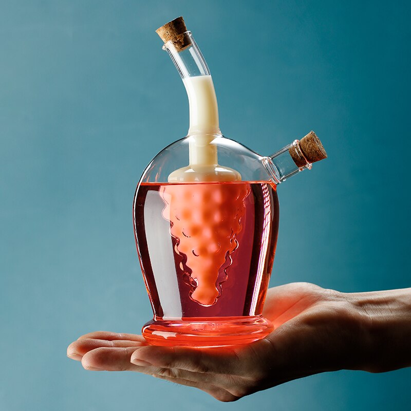 Vaso esférico de doble capa para cóctel, vaso de vidrio de alta temperatura para compartir whisky, vino, Vodka, Bar, Club, cerveza y vino