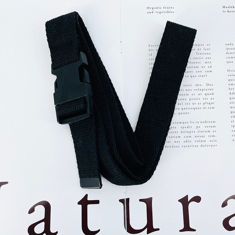 9 farger kvinnelig tilfeldig strikket nålspenne menn belte vevd lerret elastisk utvidbart flettet stretch belter for kvinner jeans: Svart 1
