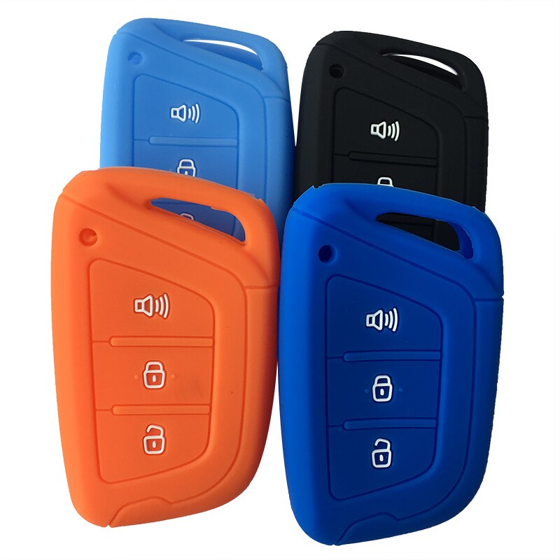 Silica Gel Cute Key Cover Case for JAC T50 S2 S3 S4 S5 S7 Key Case for Car Cover for Alarm Smart Remote Keychain Accessory