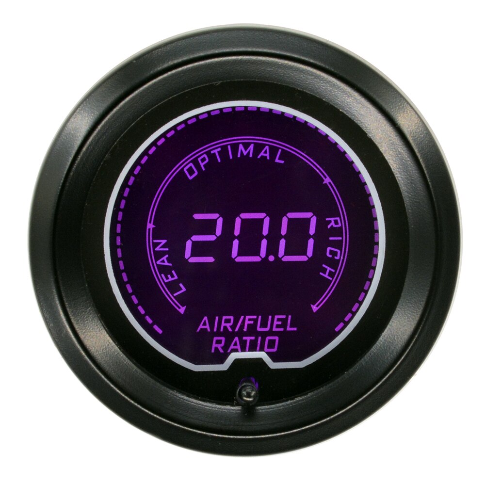 Dragon 52mm(2 Inch) Auto Car Air Fuel Ratio Gauge LCD 7 Colors Backlight Narrowband O2 Oxygen Sensor Meter