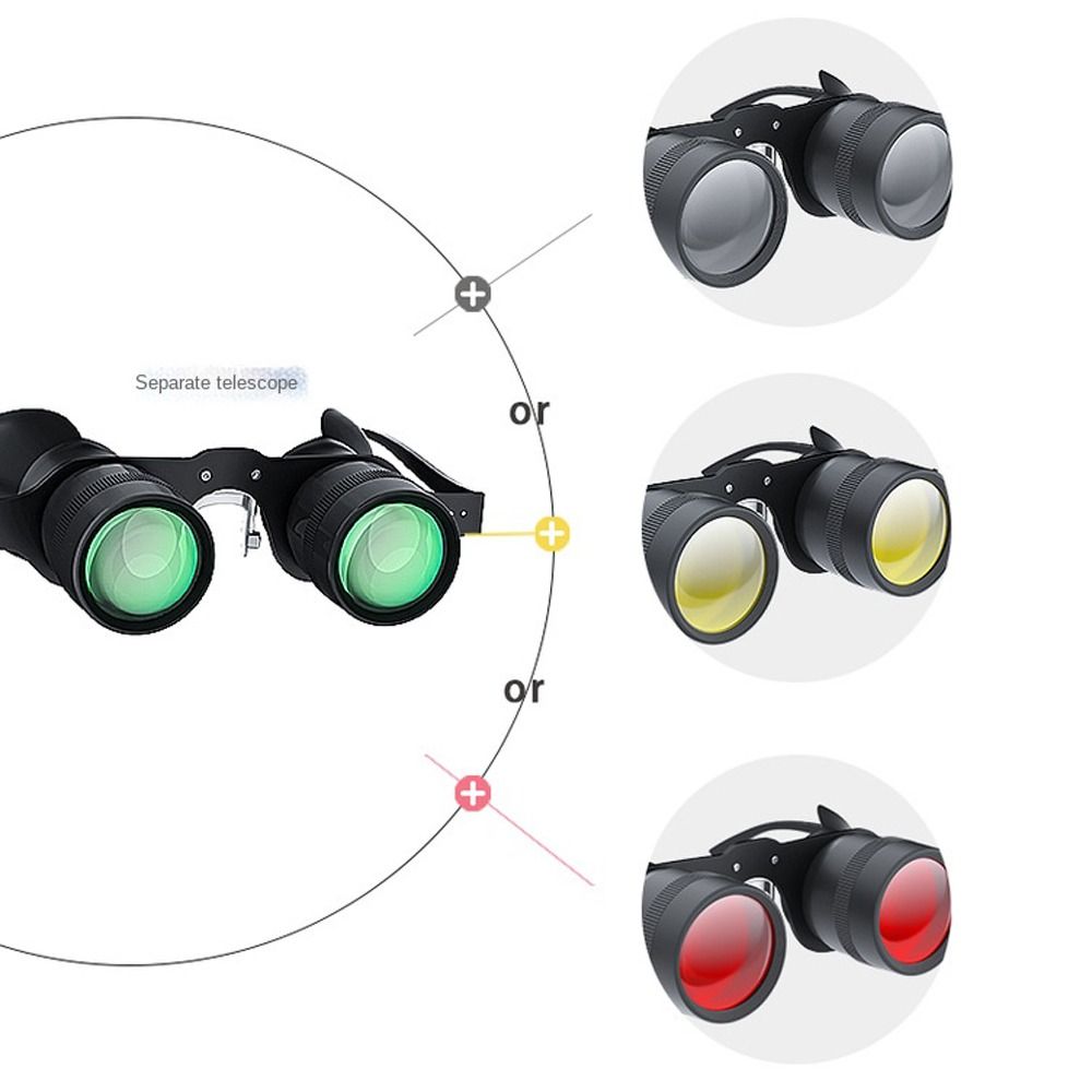 hoch Definition Nachtsicht fernglas Brille verstellbare Brennweite abnehmbar angenehm langlebig zu tragen